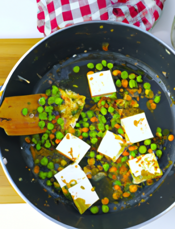 how to make matar paneer in hindi