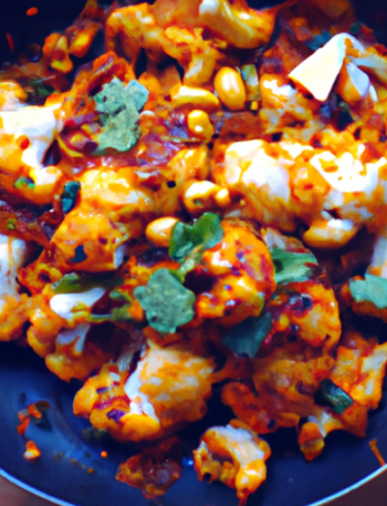 cauliflower and paneer curry