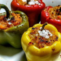 Veggie Stuffed Bell Peppers: Bharwa Shimla Mirch