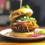 Paneer Aloo Tikki Burger - Fusion Masti!