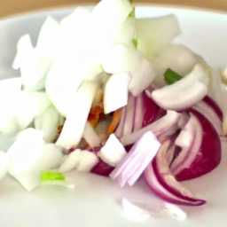 Do fajitas have white or yellow onions?